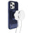 For iPhone 15 Pro Max Case Hollow Heat Dissipation Back Cover Kickstand Compatible with MagSafe - Dark Purple - 3