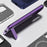 For iPhone 14 Pro Case Hollow Heat Dissipation Back Cover Kickstand Compatible with MagSafe - Silver - 2