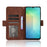 For Samsung Galaxy A06 4G / A06 5G Leather Case Phone Wallet Cover with Multiple Card Slots - Brown - 3