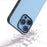 ABEEL For iPhone 16 Pro Max Case Anti-Scratch Genuine Cow Leather Back Phone Cover - Blue - 3