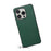 For iPhone 16 Pro Case Leather Coated PC+TPU Anti-Scratch Phone Cover - Green - 2