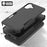 For iPhone 16 Plus Case 2-in-1 PC+TPU Shockproof Phone Cover - Black - 2