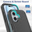 For iPhone 16 Case 2-in-1 PC+TPU Shockproof Phone Cover - Black - 4