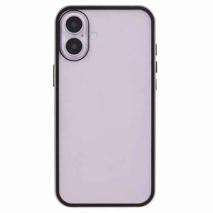 For iPhone 16 Full Body Case Magnetic Tempered Glass Double-Sided Phone Case - Gold - 2