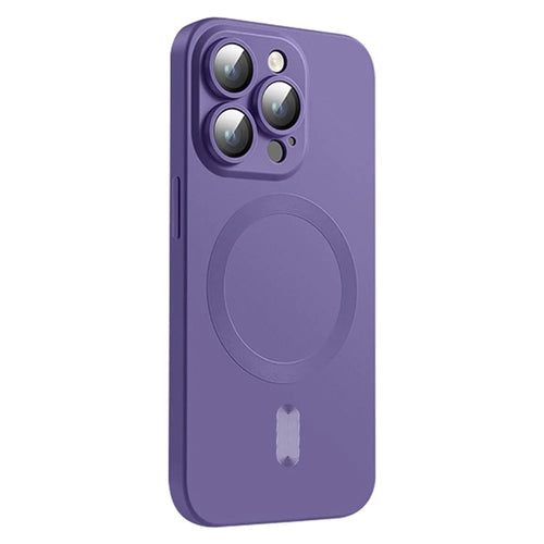 ENKAY HAT PRINCE For iPhone 16 Pro Max Case Compatible with MagSafe Scratch Proof TPU Phone Shell - Purple - 1