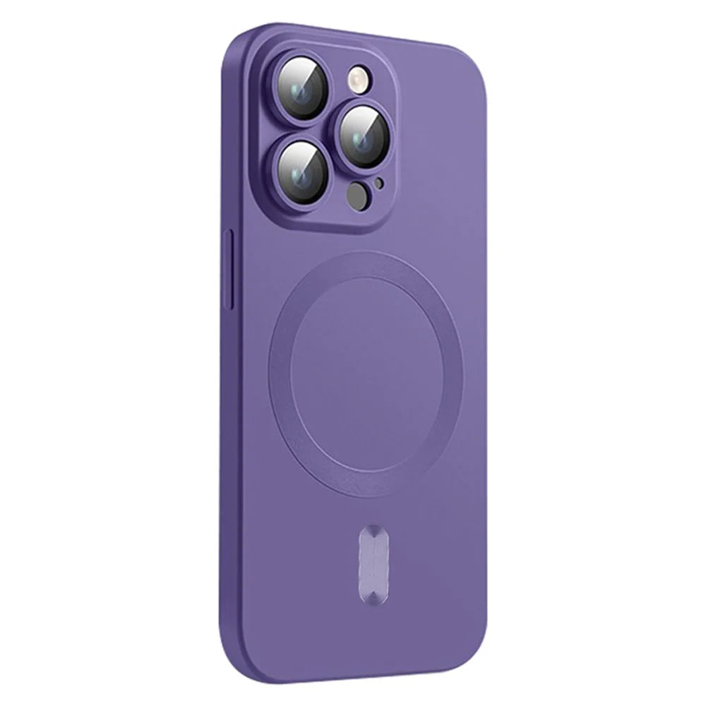ENKAY HAT PRINCE For iPhone 16 Pro Max Case Compatible with MagSafe Scratch Proof TPU Phone Shell - Purple - 1