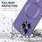 ENKAY HAT PRINCE For iPhone 16 Pro Max Case Compatible with MagSafe Scratch Proof TPU Phone Shell - Purple - 4