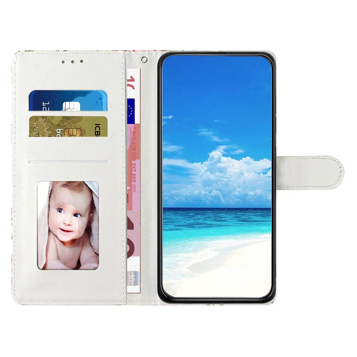 For Samsung Galaxy A06 4G Case PU Leather 3D Pattern Printing Wallet Phone Cover - Butterfly - 2