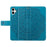 For Samsung Galaxy A06 4G Leather Case with Card Slots Mandala Pattern Phone Cover Stand - Blue - 6