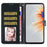 For Samsung Galaxy A06 4G Wallet Case Glitter Anti-Scratch Leather Phone Cover Stand - Black - 2