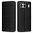 For OnePlus Nord 4 Wallet Case Rhombus Imprinted Leather Phone Cover - Black - 1