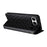 For OnePlus Nord 4 Wallet Case Rhombus Imprinted Leather Phone Cover - Black - 4