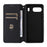 For OnePlus Nord 4 Wallet Case Rhombus Imprinted Leather Phone Cover - Black - 6