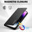 LC.IMEEKE L1 Series for iPhone 16 Pro Case PU Leather Wallet Stand Protective Phone Cover - Black - 4