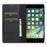 LC.IMEEKE L1 Series for iPhone 8 Plus / 7 Plus Case PU Leather Wallet Stand Protective Phone Cover - Black - 2