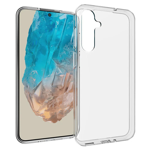 For Samsung Galaxy M35 5G Clear Phone Case Watermark-Resistant TPU Back Cover - 1