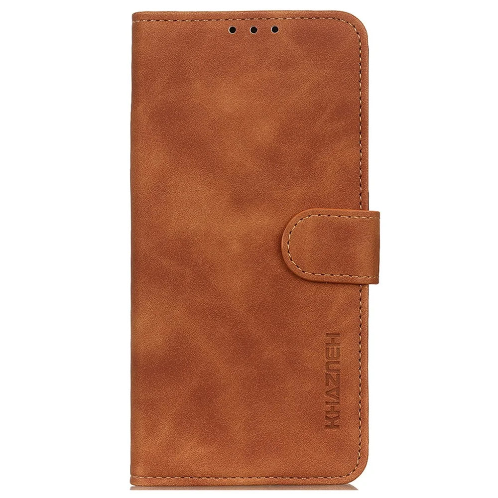 KHAZNEH For OnePlus Nord 4 Case Retro PU Leather Wallet Stand Phone Cover - Brown - 7