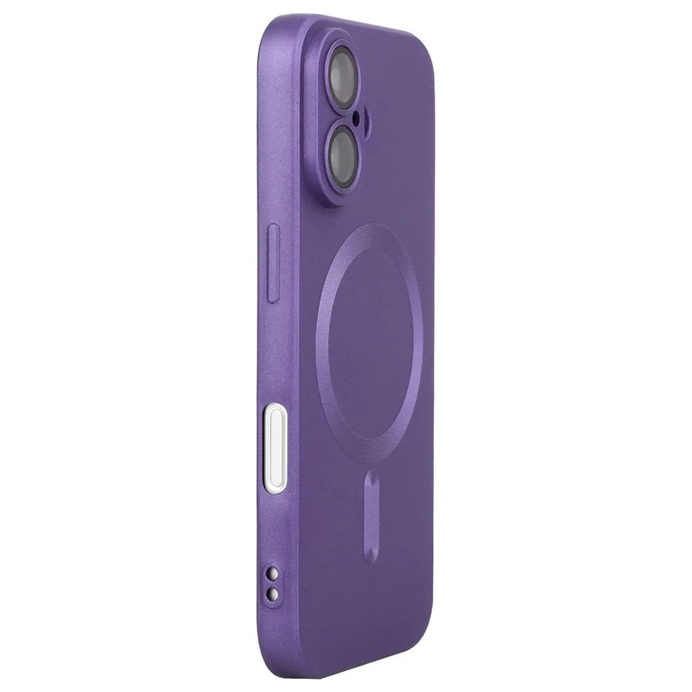 ENKAY HAT PRINCE For iPhone 16 Case Compatible with MagSafe Scratch Proof TPU Phone Shell - Purple - 1