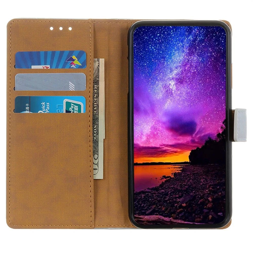 For Samsung Galaxy A16 5G / A16 4G Case Card Slots PU Leather Flip Stand Phone Cover - Purple - 2