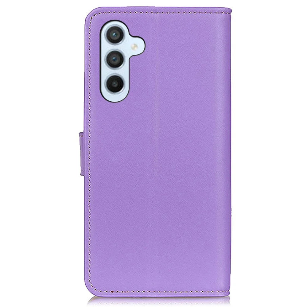 For Samsung Galaxy A16 5G / A16 4G Case Card Slots PU Leather Flip Stand Phone Cover - Purple - 7