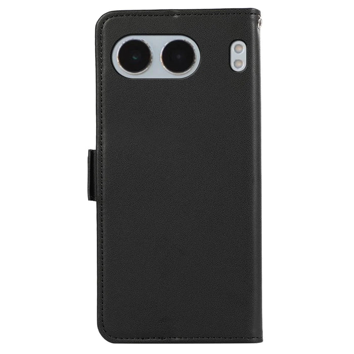 ABEEL For OnePlus Nord 4 Case Leather Phone Cover with RFID Blocking Wallet - Black - 7
