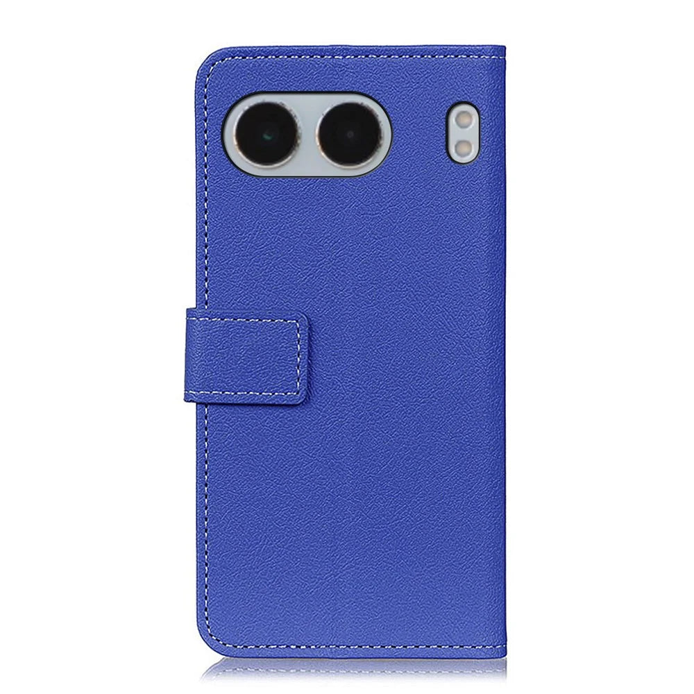 For OnePlus Nord 4 Case PU Leather Stand Wallet Phone Cover - Blue - 7