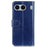 For OnePlus Nord 4 Case Crazy Horse Texture PU Leather Phone Stand Cover - Blue - 6