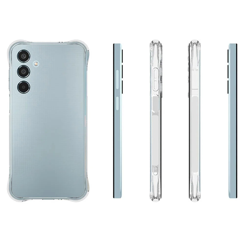 For Samsung Galaxy M35 5G TPU Phone Case Non-Slip Transparent Mobile Phone Cover - 5