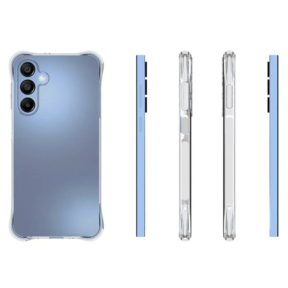 For Samsung Galaxy A16 5G / A16 4G TPU Phone Case Non-Slip Transparent Mobile Phone Cover - 5
