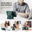 MAGKING K1 Series For iPhone 16 Pro Max Magnetic Case PC+TPU+PU Phone Cover with Card Holder Kickstand - Green - 5