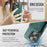 MAGKING K1 Series For iPhone 16 Pro Max Magnetic Case PC+TPU+PU Phone Cover with Card Holder Kickstand - Green - 6