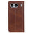 For OnePlus Nord 4 Case Split Leather Flip Wallet Phone Cover - Coffee - 7