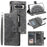 Style 006 For Google Pixel 9 Pro XL Wallet Case PU Leather Phone Cover Mandala Flower Pattern - Grey - 1