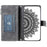 Style 006 For Google Pixel 9 Pro XL Wallet Case PU Leather Phone Cover Mandala Flower Pattern - Grey - 4