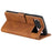 For Google Pixel 9 / 9 Pro Leather Case Splicing Stitching Wallet Stand Phone Cover with Strap - Brown - 3