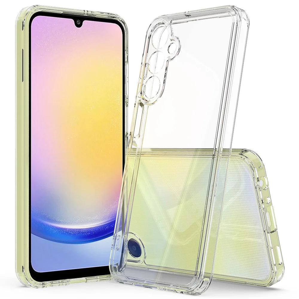 For Samsung Galaxy A16 5G / A16 4G Clear Phone Case TPU+Acrylic Shockproof Phone Back Cover - 1