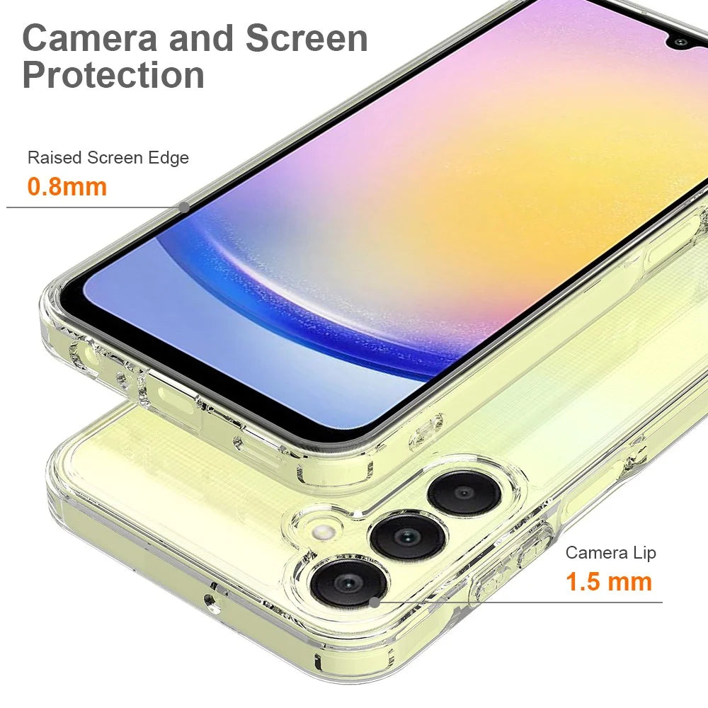 For Samsung Galaxy A16 5G / A16 4G Clear Phone Case TPU+Acrylic Shockproof Phone Back Cover - 6