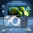 For iPhone 16 Clear Phone Case Compatible with MagSafe PC Cover with Camera Lens Slider - Navy Blue - 2