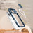 For iPhone 16 Pro Clear Phone Case Compatible with MagSafe PC Cover with Camera Lens Slider - Navy Blue - 6