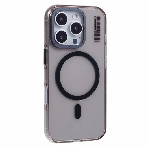 YOUNGKIT For iPhone 16 Pro Max Case Compatible with MagSafe Clear PC Phone Cover - Transparent Black - 1