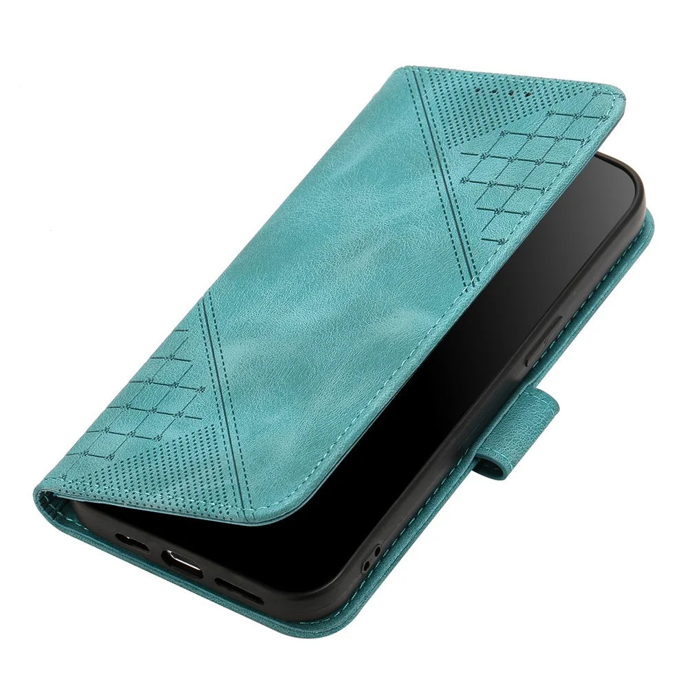 For Sony Xperia 10 VI Leather Wallet Case Butterfly Flower Imprinted Phone Cover with Strap - Baby Blue - 4