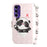 For Samsung Galaxy A16 5G / A16 4G Case Pattern Printing Leather Wallet Phone Cover - Love Heart Panda - 7