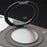 For iPhone 14 Pro Max Case Magnetic Closure Back Plate + Metal Frame Phone Cover with Kickstand - Black / Dark Brown - 3