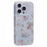 For iPhone 16 Pro Case Glitter Flower Epoxy Shockproof Phone Cover - Style A - 1