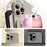 For iPhone 16 Pro Magnetic Case Shockproof Soft TPU Phone Cover - Black - 7