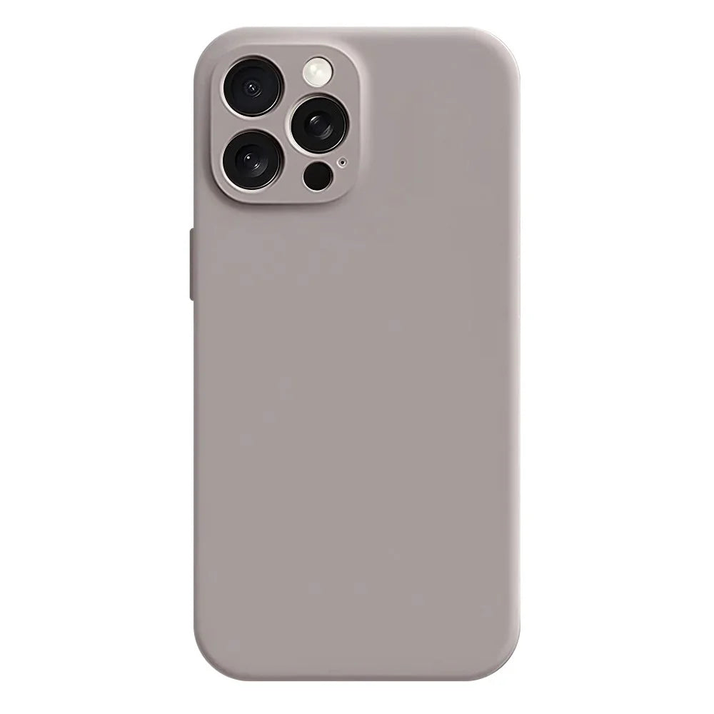 For iPhone 16 Pro Max Magnetic Case Shockproof Soft TPU Phone Cover - Grey - 1