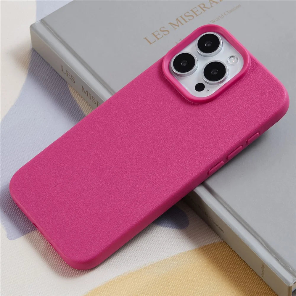 For iPhone 13 Pro Case Litchi Texture TPU Shockproof Phone Cover - Rose - 3