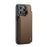 For iPhone 16 Pro Phone Case CASEME C22 Leather Back Cover with RFID Blocking Card Slots - Brown - 4