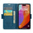 For iPhone 16 Pro Leather Case CASEME 023 RFID Blocking 3 Card Slot Mobile Cover - Blue - 2