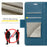 For iPhone 16 Pro Leather Case CASEME 023 RFID Blocking 3 Card Slot Mobile Cover - Blue - 4